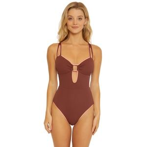 BECCA Brown One Piece Swimsuit
